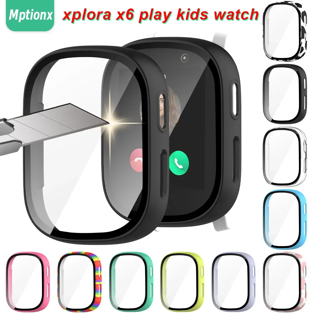 Smartwatch Watches For Kids - เคสสำหรับ xploar X6 Play อุปกรณ์ป้องกันหน้าจอสมาร์ทวอท์ชสำหรับเด็กอุปกรณ์เสริมสำหรับ xplora