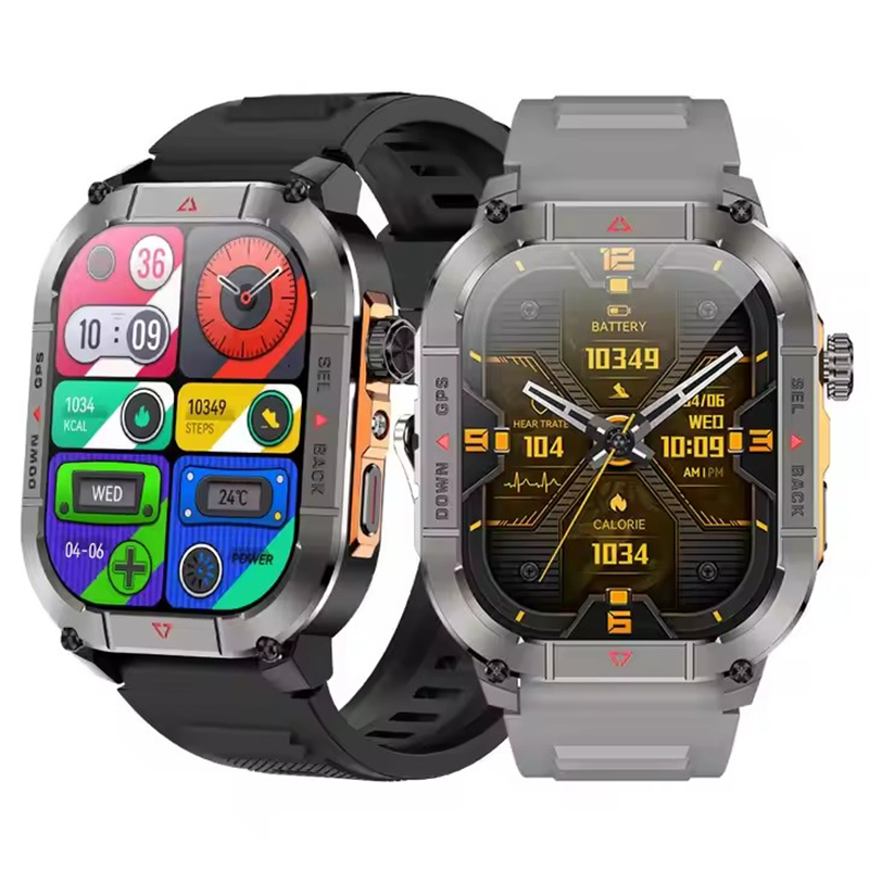 Smartwatch Watches For Mens - นาฬิกาอัจฉริยะสำหรับผู้ชายรุ่นใหม่ HK84 หน้าจอ AMOLED ระบบ GPS
