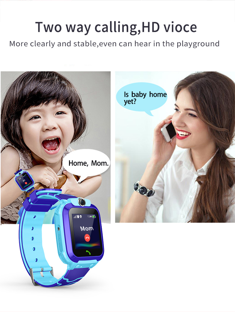 Smartwatch Watches Gift For Boys With Gps - นาฬิกาสมาร์ทวอทช์กันน้ำสำหรับเด็ก ปี 2026 พร้อมระบบ SOS ระบุตำแหน่ง