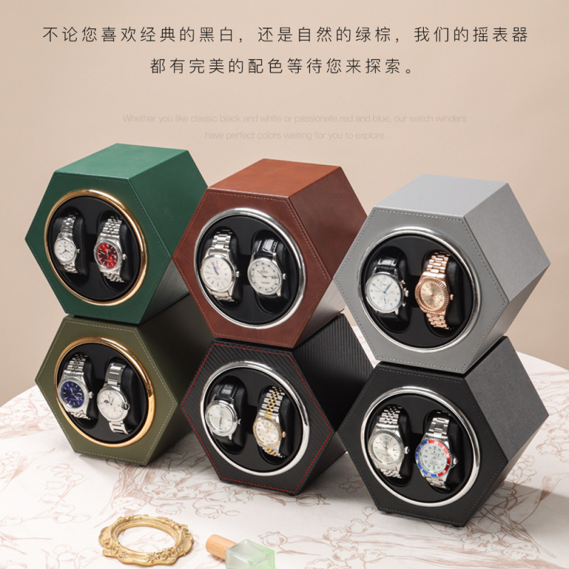 Watch Winder Single - กล่องหมุนนาฬิกาอัตโนมัติแบบมินิ Type-C รุ่นใหม่ พร้อมมอเตอร์เดี่ยว ปรับโหมดการหมุนได้ เชื่อมต่อจอแสดงผล