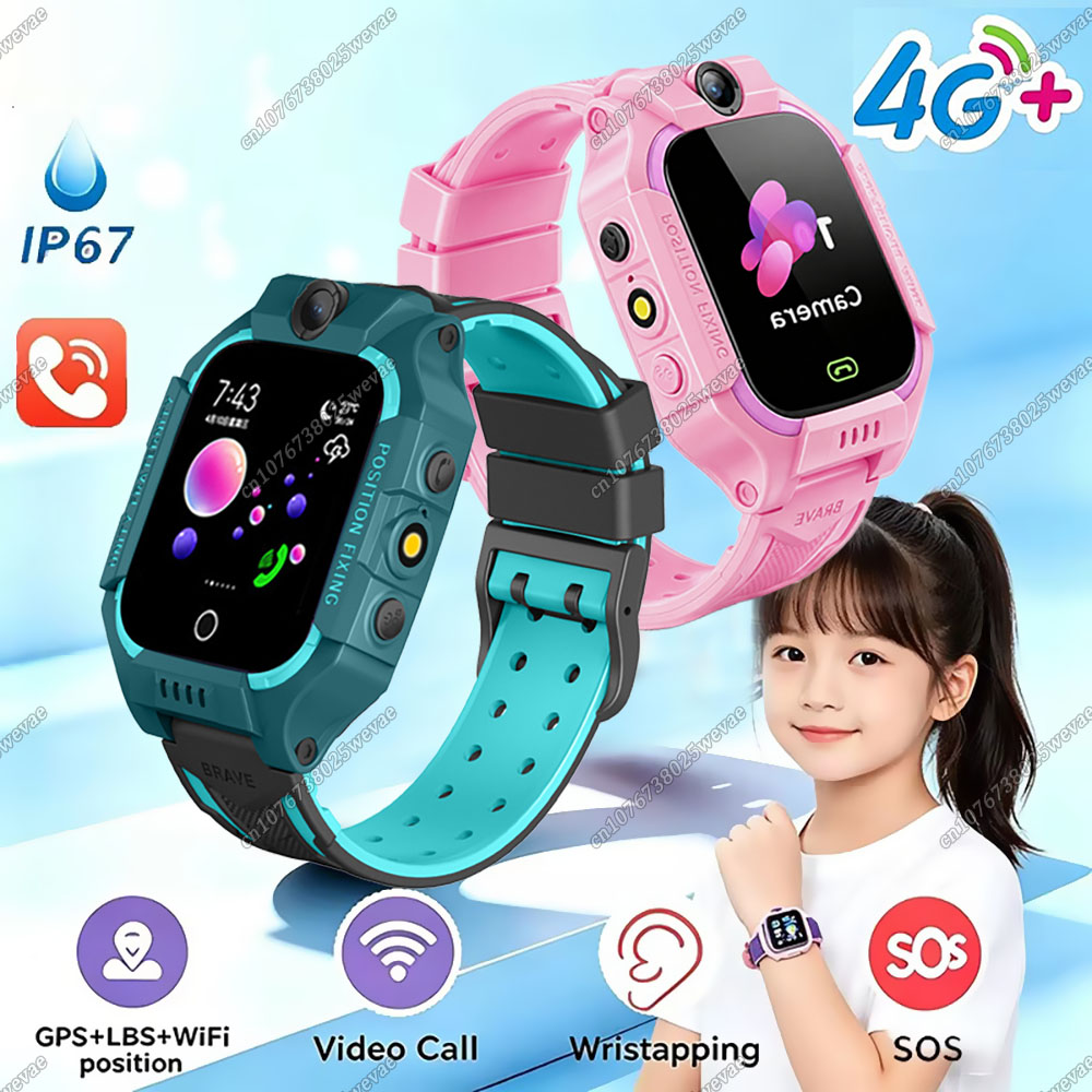 Smartwatch Watches Gift For Boys With Gps - นาฬิกาอัจฉริยะสำหรับเด็ก 5G รุ่นใหม่ปี 2026 พร้อมระบบ GPS,