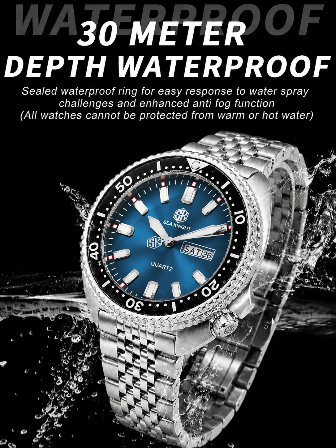 SEA KNIGHT นาฬิกาควอตซ์หรูหราส - Smartwatch New Watches บทวิจารณ์และราคา