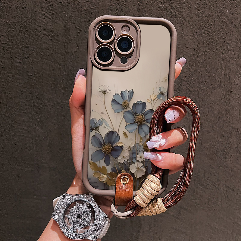 สายคล้องคอสีฟ้าลายดอกไม้ สำหรั - Samsung Galaxy Strap บทวิจารณ์และราคา