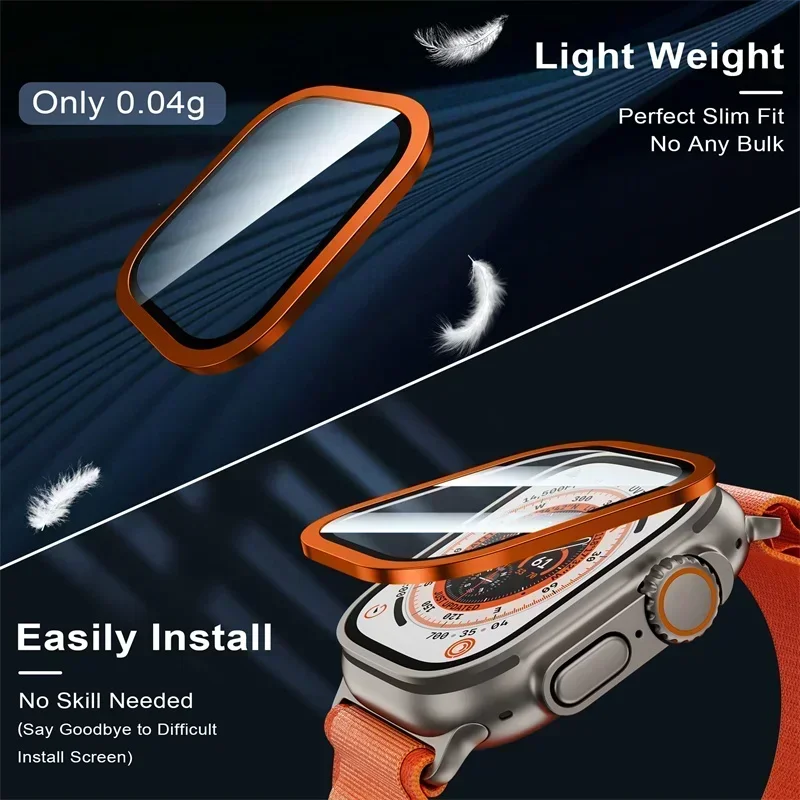 กรอบโลหะไทเทเนียม 2 ชิ้นสําหรั - Smartwatch Watches For Mens บทวิจารณ์และราคา