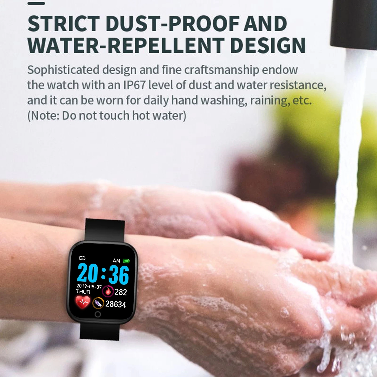 สมาร์ทวอทช์ผู้ชายผู้หญิงนาฬิกา - Smartwatch Watches For Men Digital บทวิจารณ์และราคา