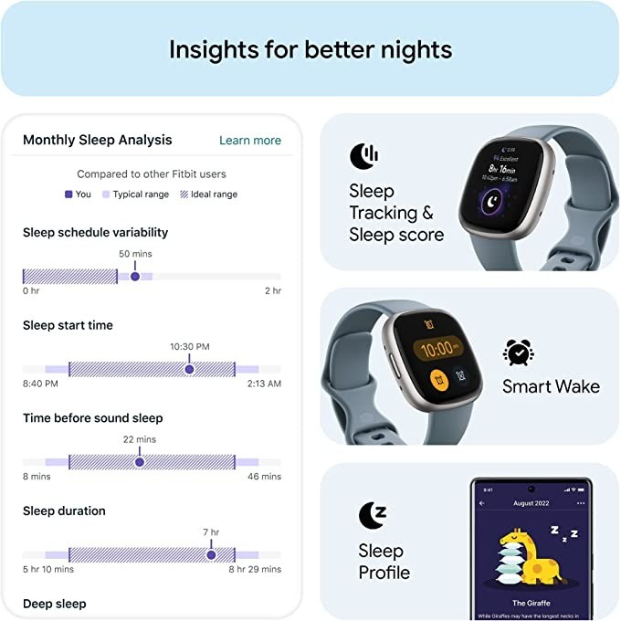 ฟิตบิท เวอร์ซ่า 4 สมาร์ทวอทช์  - Smartwatch Watches Digital บทวิจารณ์และราคา