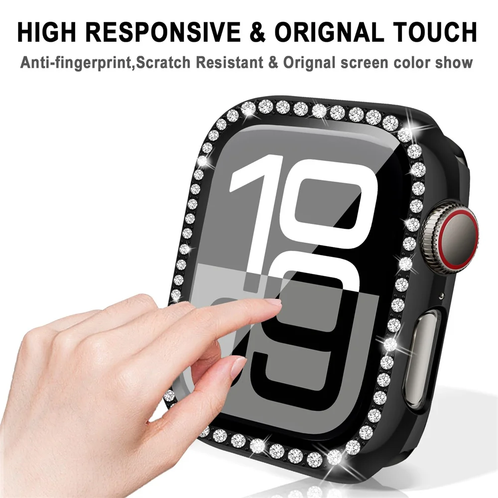 เคสกระจก+เพชร สำหรับ Apple Wat - Iwatch Smartwatch Series 7 บทวิจารณ์และราคา