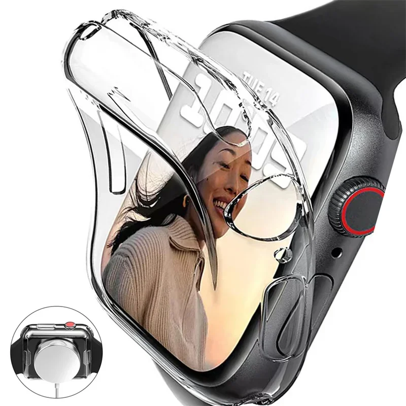 ฝาครอบโปร่งใสสําหรับ Apple Wat - Iwatch Smartwatch Series 7 บทวิจารณ์และราคา