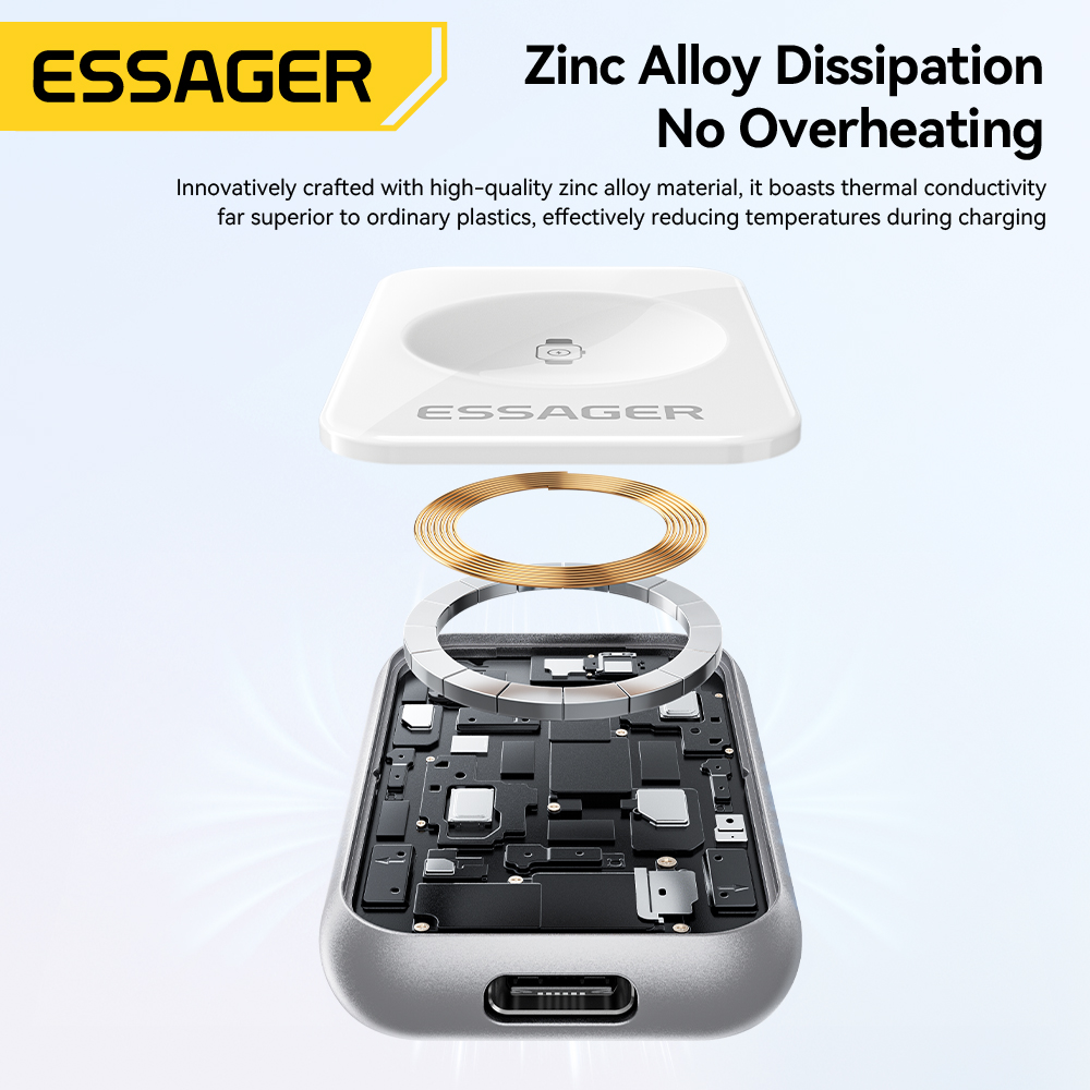 Essager ที่ชาร์จไร้สายแม่เหล็ก - Iwatch Smartwatch Series 7 บทวิจารณ์และราคา
