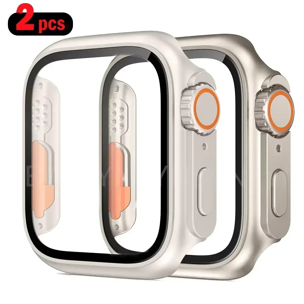 เคสกระจกนิรภัย + ฝาครอบสำหรับน - Iwatch Smartwatch Series 7 บทวิจารณ์และราคา