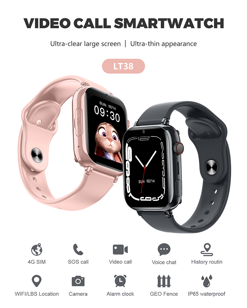 4G สมาร์ทวอทช์สำหรับเด็ก LBS ต - Smartwatch Watches Gift For Boys With Gps บทวิจารณ์และราคา