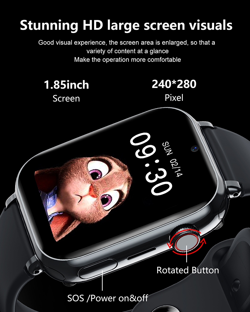 4G สมาร์ทวอทช์สำหรับเด็ก LBS ต - Smartwatch Watches Gift For Boys With Gps บทวิจารณ์และราคา