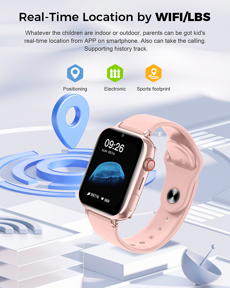 4G สมาร์ทวอทช์สำหรับเด็ก LBS ต - Smartwatch Watches Gift For Boys With Gps บทวิจารณ์และราคา
