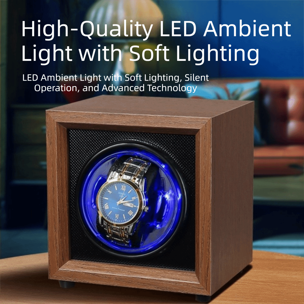กล่องหมุนนาฬิกาอัตโนมัติแบบ US - Watch Winder Single บทวิจารณ์และราคา