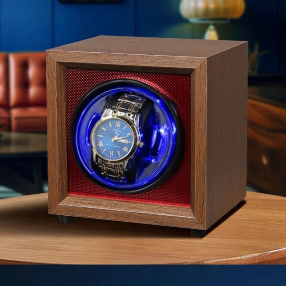 กล่องหมุนนาฬิกาอัตโนมัติแบบ US - Watch Winder Single บทวิจารณ์และราคา