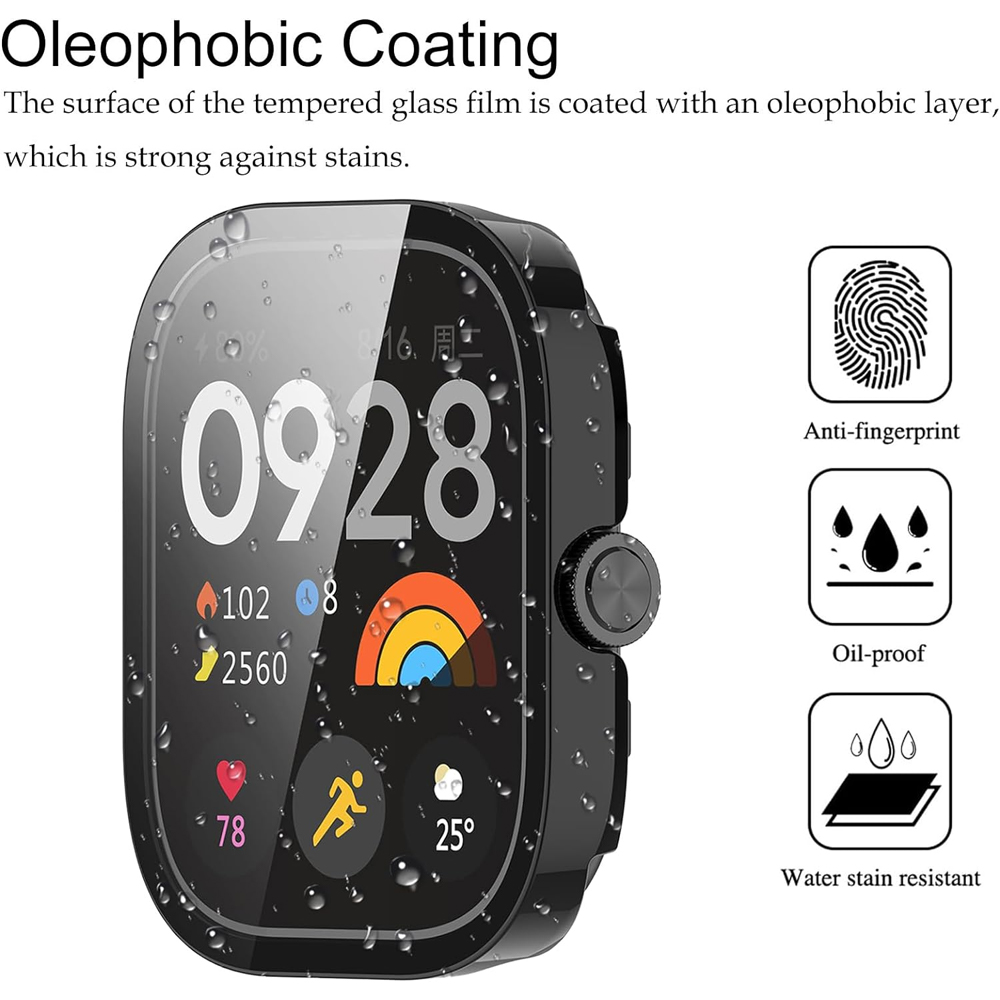 กระจกนิรภัย + เคสสำหรับเสี่ยวม - Smartwatch Watches For Mens บทวิจารณ์และราคา
