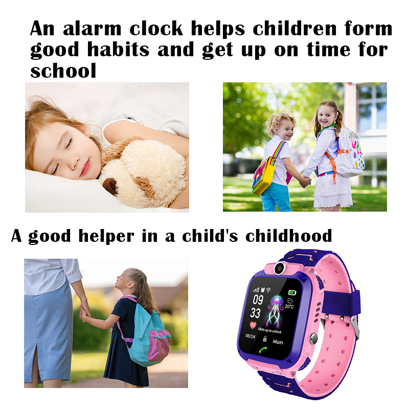 นาฬิกาอัจฉริยะสำหรับเด็ก Q12B  - Smartwatch Watches Gift For Boys With Gps บทวิจารณ์และราคา
