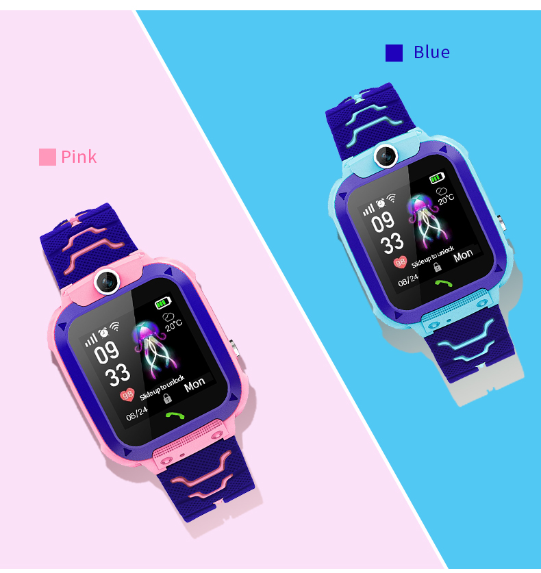 นาฬิกาอัจฉริยะสำหรับเด็ก Q12B  - Smartwatch Watches Gift For Boys With Gps บทวิจารณ์และราคา