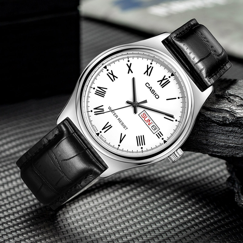 นาฬิกาข้อมือผู้ชายแบบอนาล็อก C - Smartwatch Casio Watches For Men บทวิจารณ์และราคา