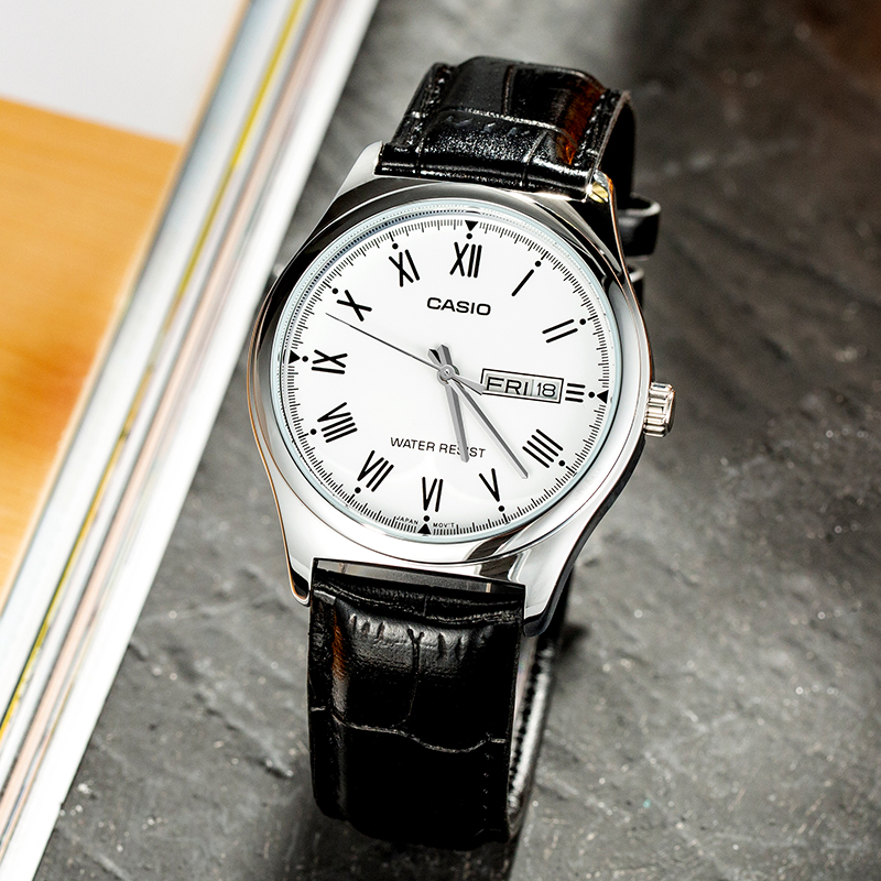 นาฬิกาข้อมือผู้ชายแบบอนาล็อก C - Smartwatch Casio Watches For Men บทวิจารณ์และราคา