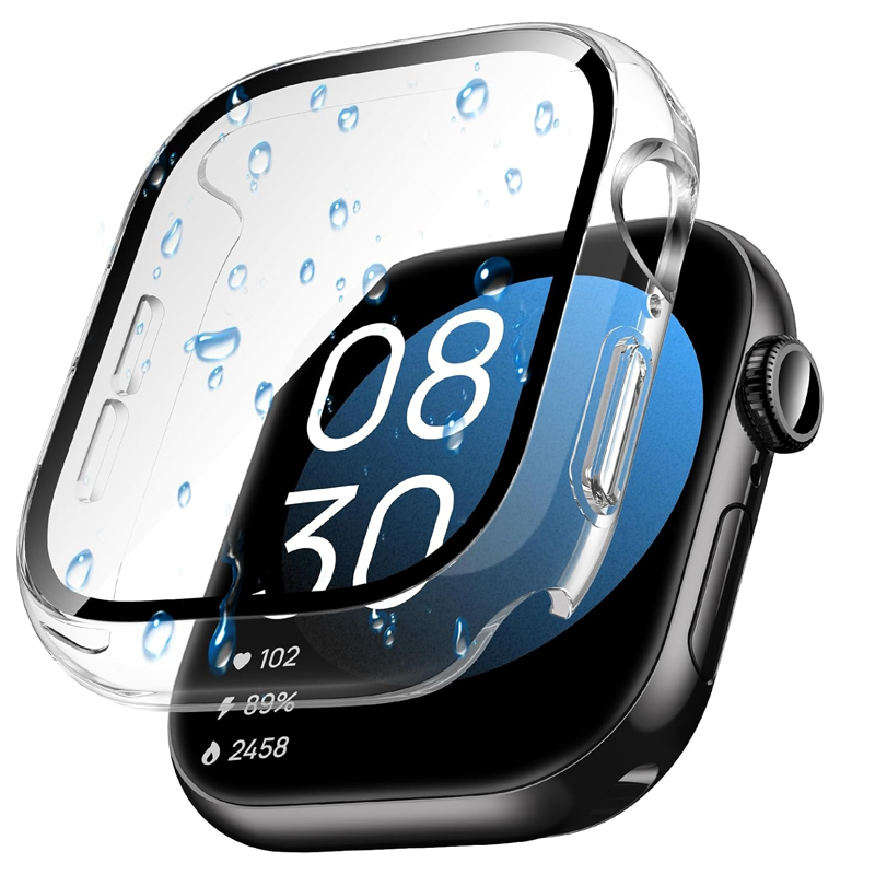 กระจก+เคสสำหรับ Apple Watch ขน - Iwatch Smartwatch Series 7 บทวิจารณ์และราคา