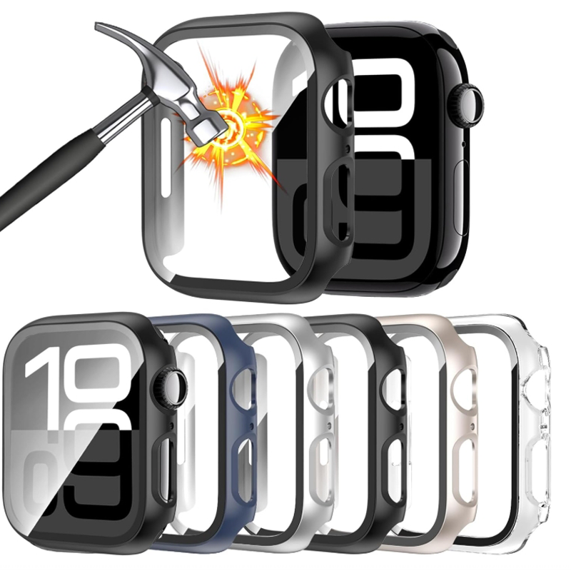 กระจก+เคสสำหรับ Apple Watch ขน - Iwatch Smartwatch Series 7 บทวิจารณ์และราคา