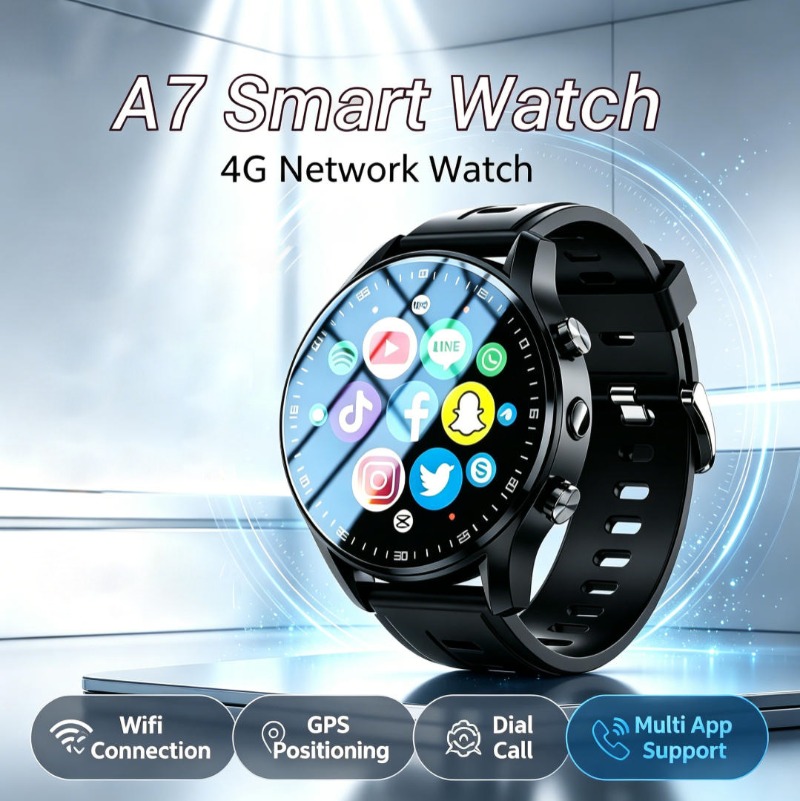 สมาร์ทวอทช์ Android A7 รองรับก - Smartwatch Running Watches For Men บทวิจารณ์และราคา