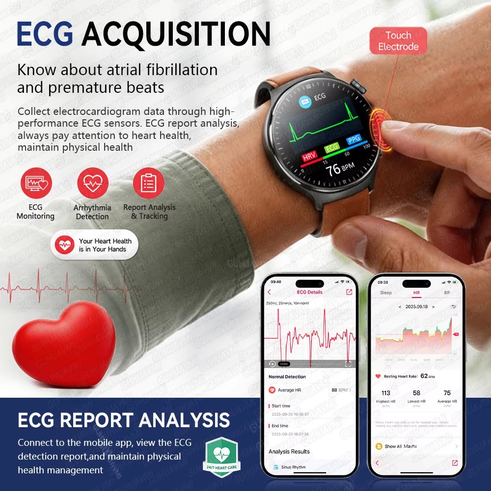 2026 นาฬิกาอัจฉริยะใหม่พร้อมระ - Smartwatch Online Watches For Men บทวิจารณ์และราคา