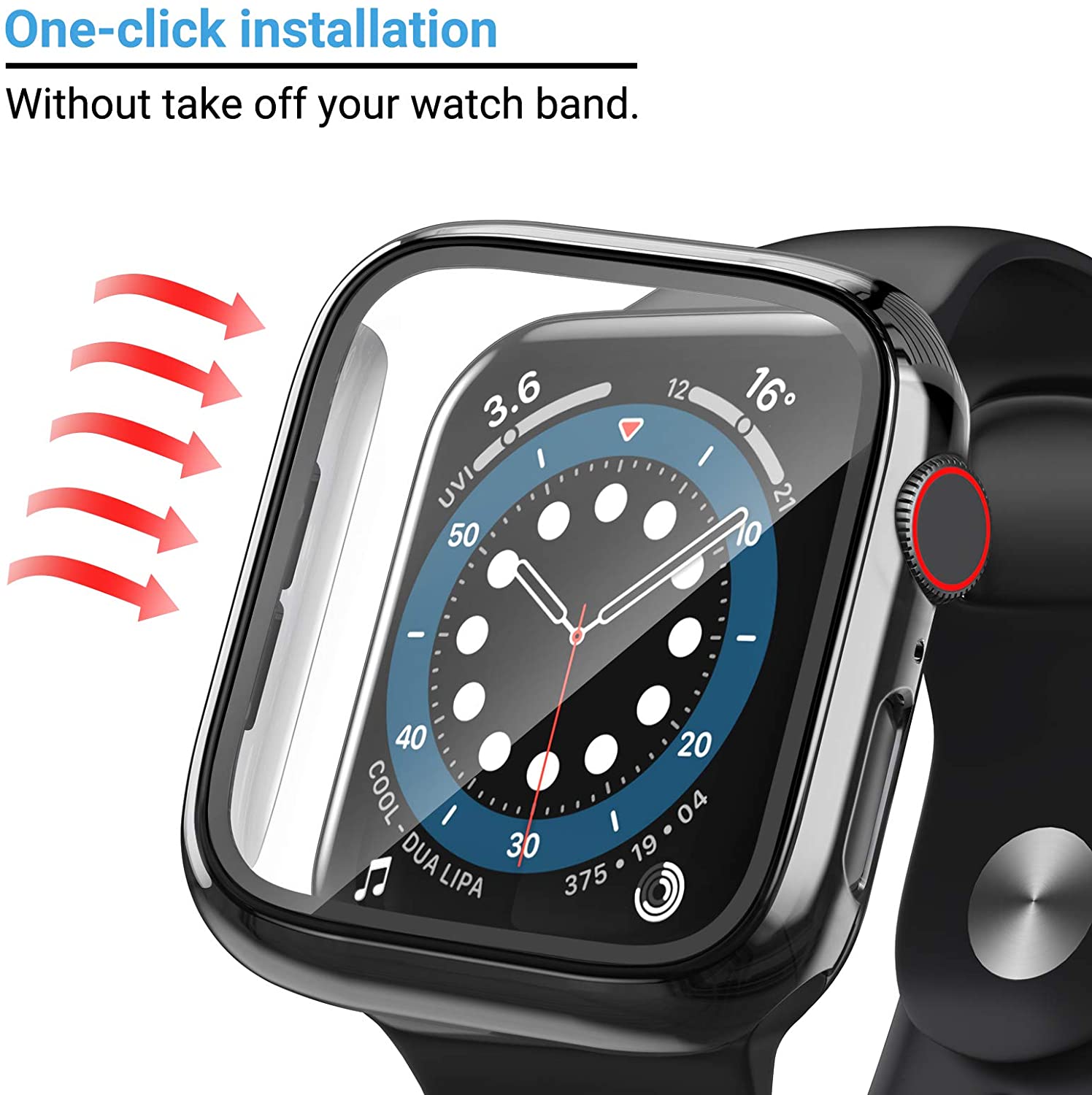 แก้ว + ฝาครอบสําหรับ Apple Wat - Iwatch Smartwatch Series 7 บทวิจารณ์และราคา