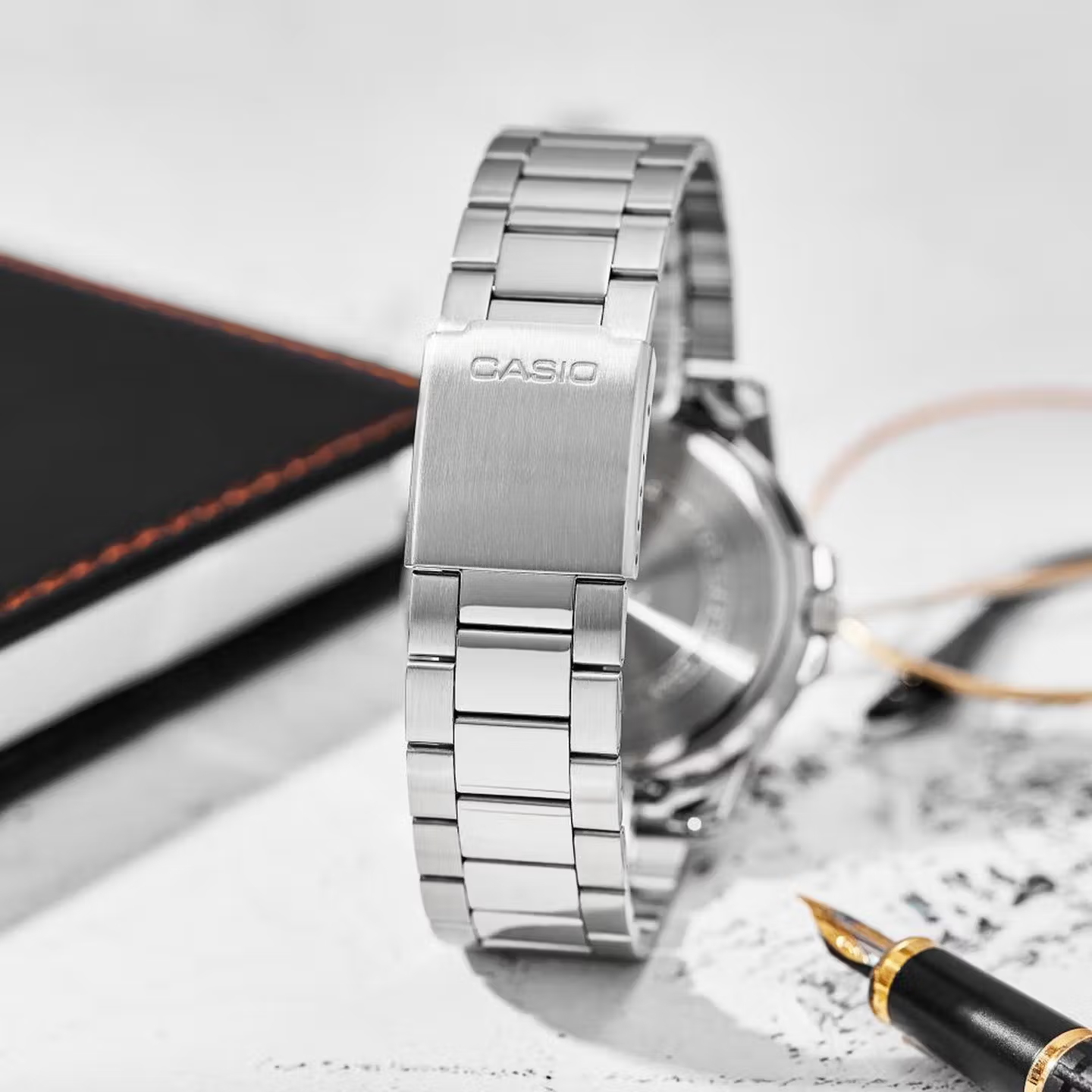 นาฬิกาข้อมือผู้ชายแบบอนาล็อก C - Smartwatch Casio Watches For Men บทวิจารณ์และราคา