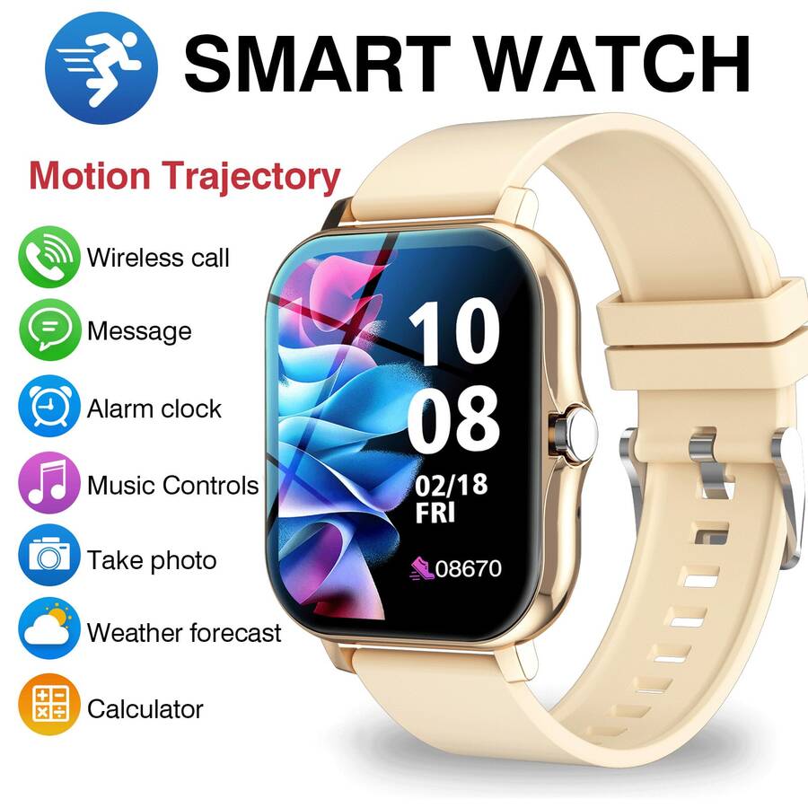 สมาร์ทวอทช์พร้อมฟังก์ชันโทรไร้ - Smartwatch Watches Digital บทวิจารณ์และราคา