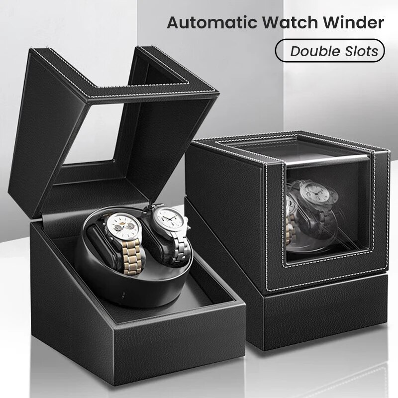 กล่องหนังหมุนนาฬิกา2ช่องสำหรับ - Watch Winder Single บทวิจารณ์และราคา