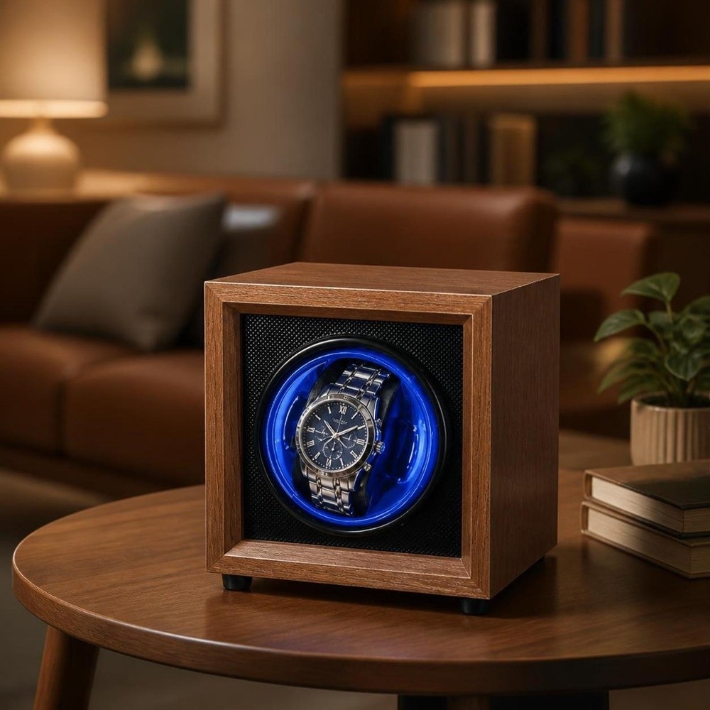 กล่องหมุนนาฬิกาอัตโนมัติแบบ US - Watch Winder Single บทวิจารณ์และราคา