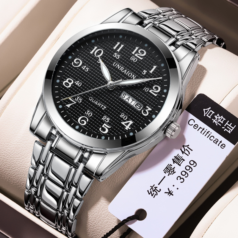 นาฬิกาผู้ชาย Casual แฟชั่น Big - Watch Winder Single บทวิจารณ์และราคา