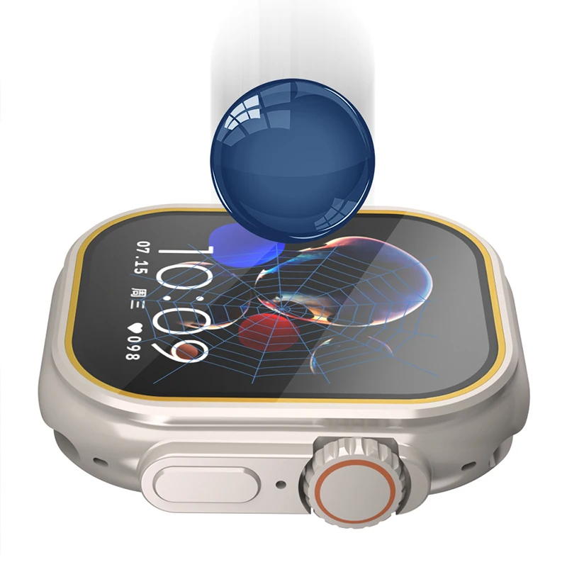 ฟิล์มกระจกนิรภัยสําหรับ Apple  - Smartwatch Watches For Mens บทวิจารณ์และราคา