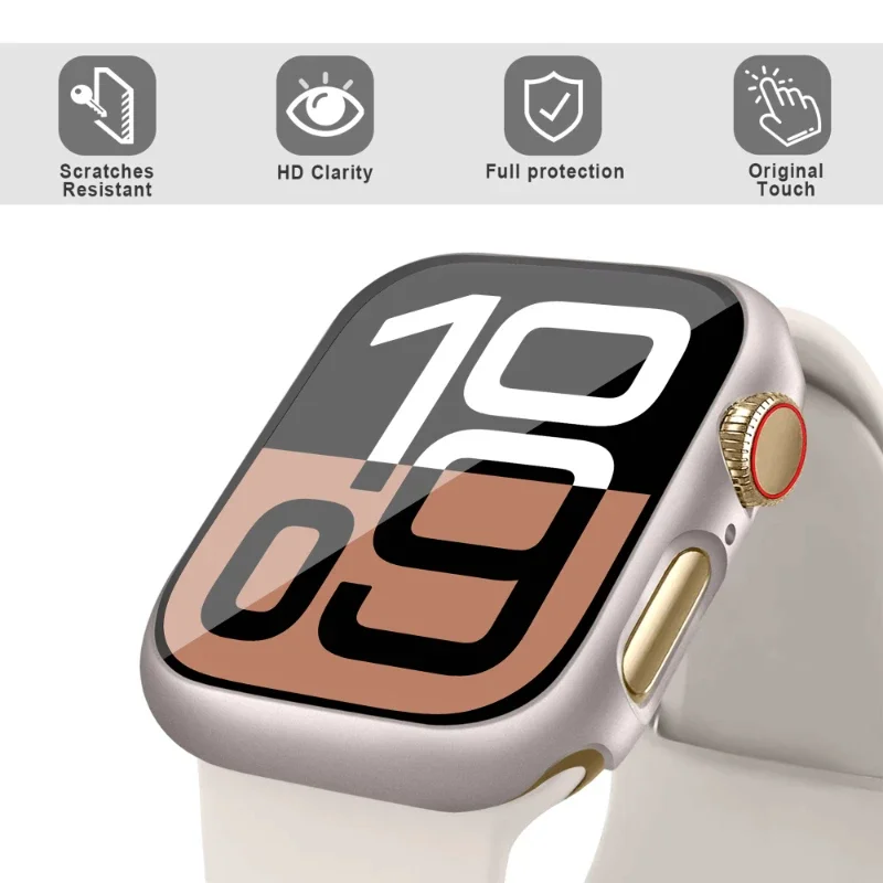 กระจก + กรณีสำหรับแอปเปิ้ลวอทช - Iwatch Smartwatch Series 7 บทวิจารณ์และราคา
