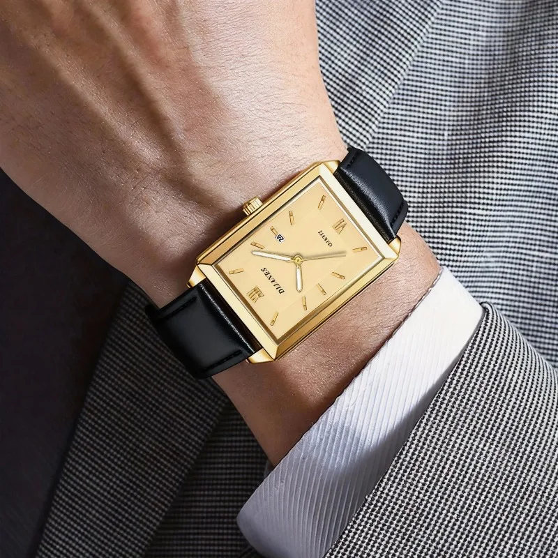 นาฬิกาข้อมือหนังผู้ชายสไตล์ลำล - Smartwatch New Watches บทวิจารณ์และราคา