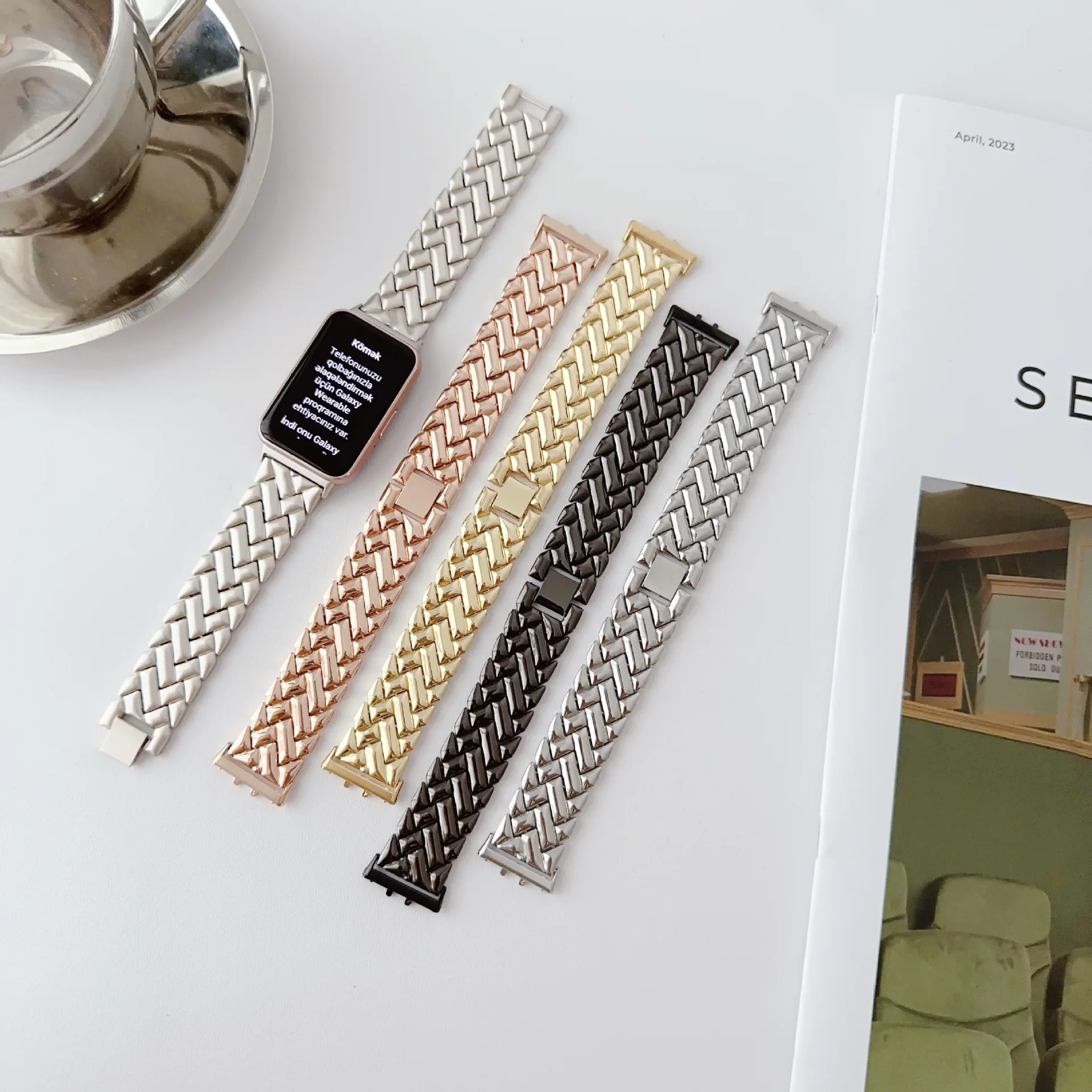 สายรัดข้อมือโลหะแบบใหม่สำหรับ  - Smartwatch Watches For Mens บทวิจารณ์และราคา