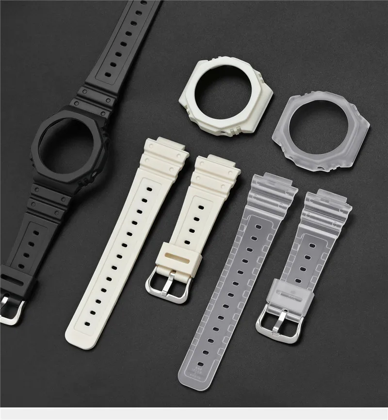 สายนาฬิกายาง ตัวเรือน ขอบหน้าป - Casio Watch G-Shock Ga-2100 บทวิจารณ์และราคา