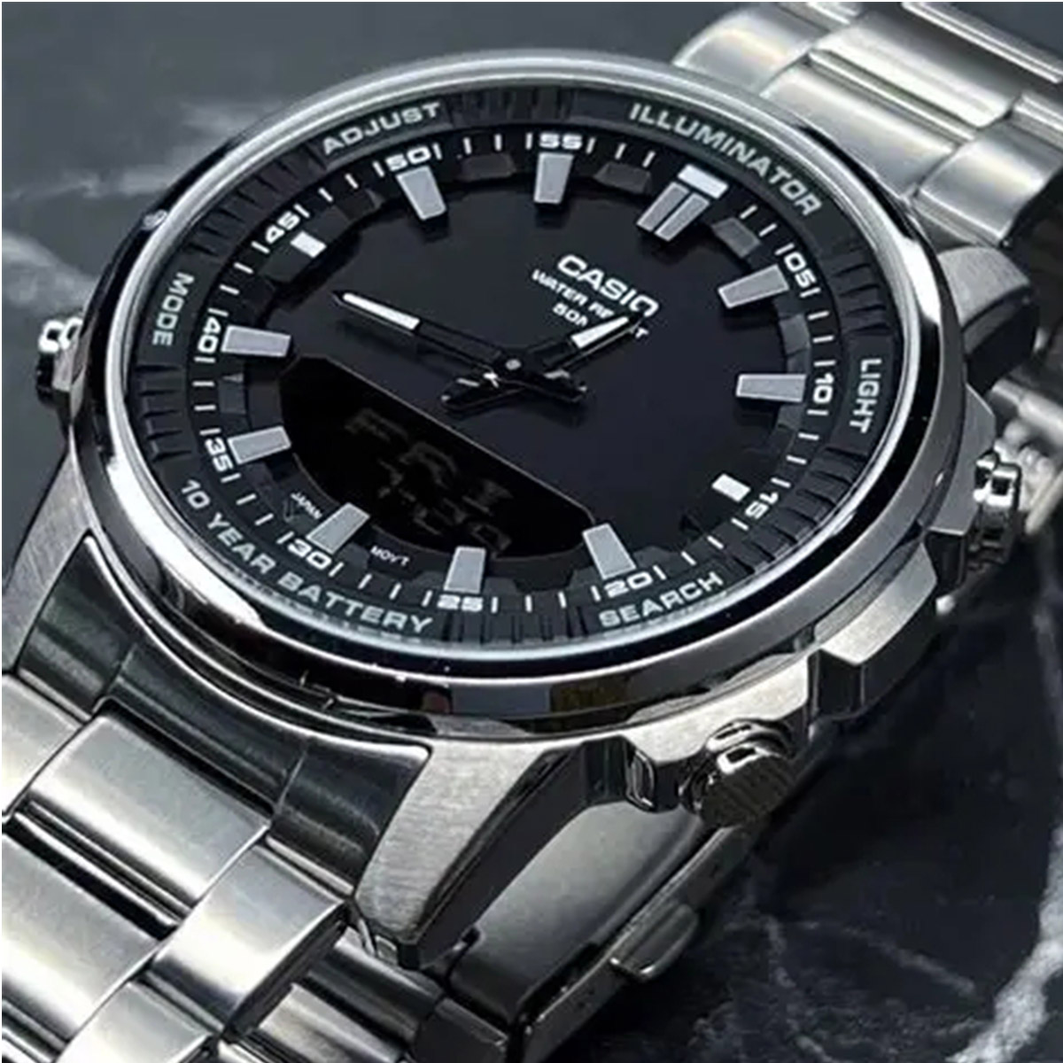 คาสิโอ AMW‑880D |   นาฬิกาข้อม - Smartwatch Casio Watches For Men บทวิจารณ์และราคา