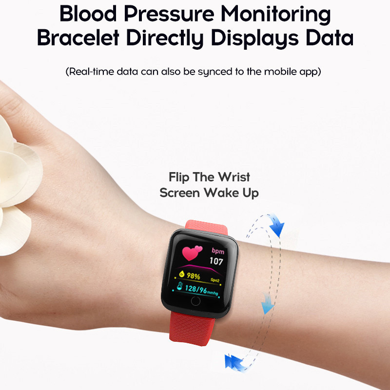 116plus สมาร์ทวอท์ชผู้ชายผู้หญ - Smartwatch Watches For Men Digital บทวิจารณ์และราคา