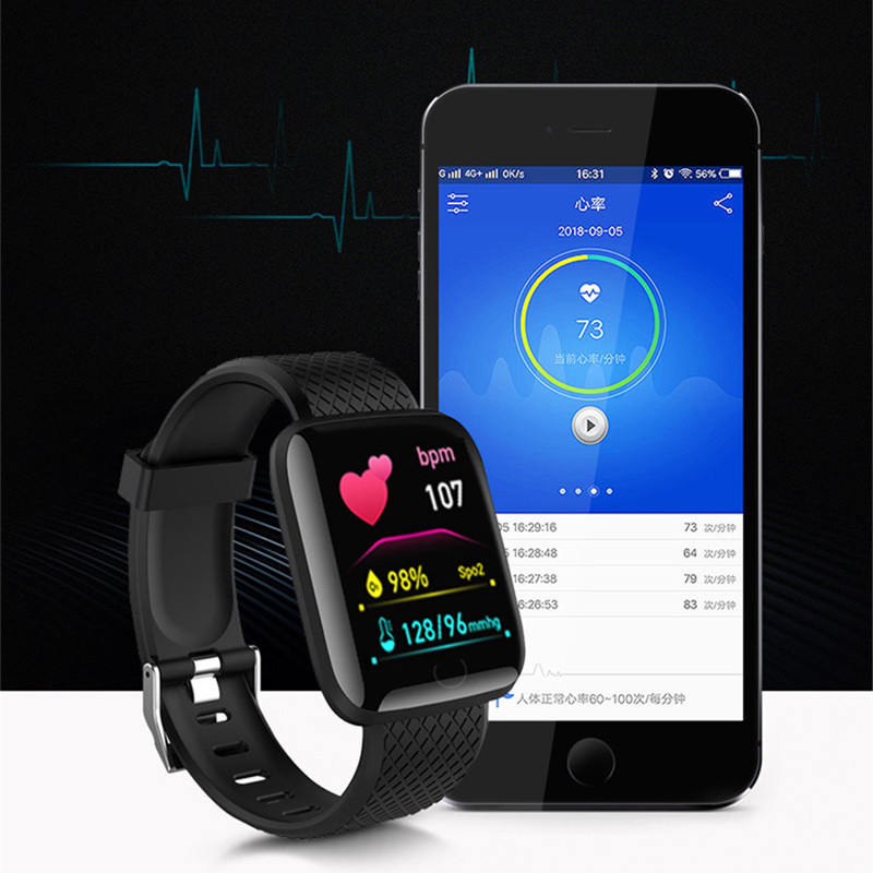 116plus สมาร์ทวอท์ชผู้ชายผู้หญ - Smartwatch Watches For Men Digital บทวิจารณ์และราคา