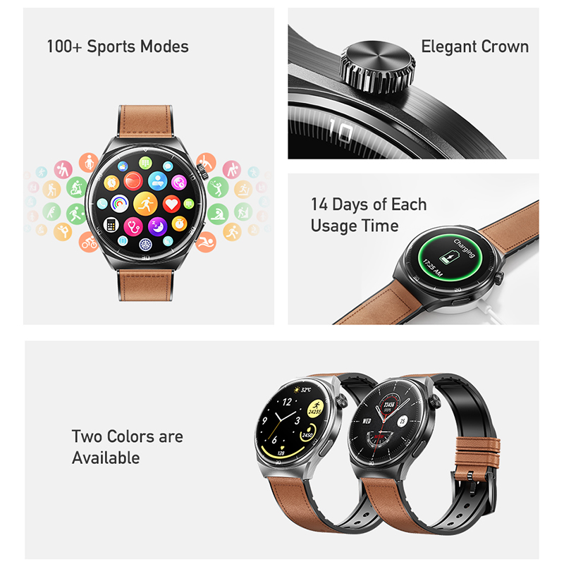 อาเหว่ยสมาร์ทวอทช์บลูทูธโทรผู้ - Smartwatch Online Watches For Men บทวิจารณ์และราคา