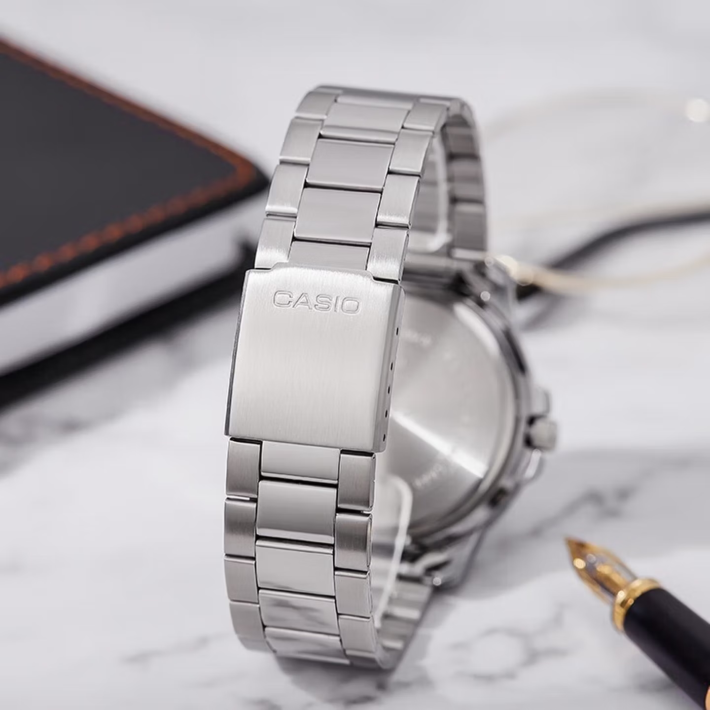 นาฬิกาข้อมือผู้ชายแบบอนาล็อก ร - Smartwatch Casio Watches For Men บทวิจารณ์และราคา